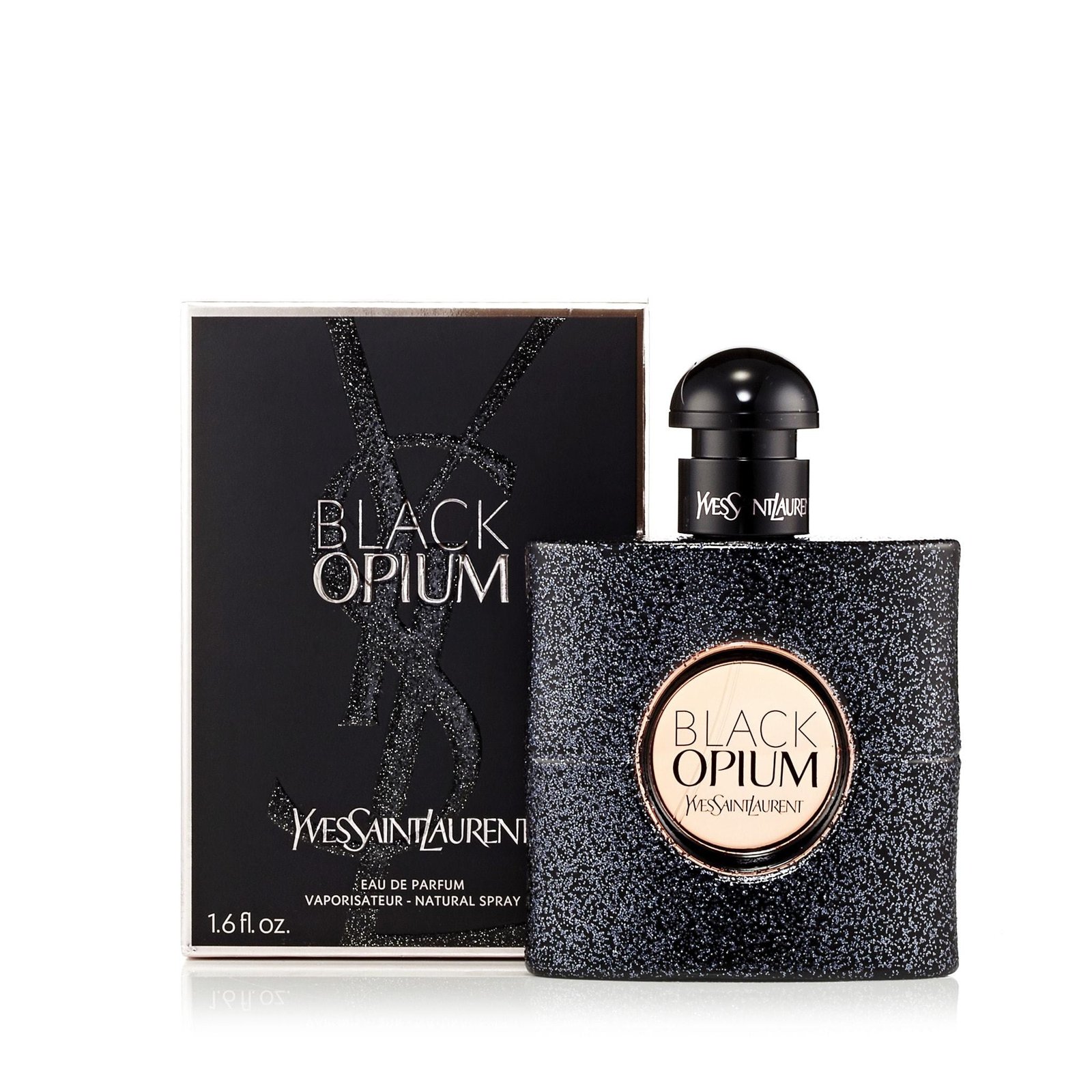 Yves-Saint-Laurent-Ysl-Black-Opium-Womens-Eau-de-Parfum-EDP-S-1.6-oz.-Best-Price-Fragrance-Parfume-FragranceOutlet.com-Details.jpg Black Opium Perfume - Image 1
